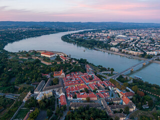 Sunsets above Petrovaradin, Novi Sad (Serbia)