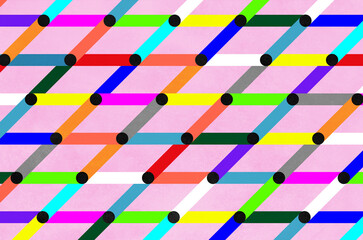 Pink Lattice Configuration