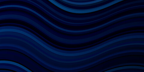 Light BLUE vector backdrop with curves.