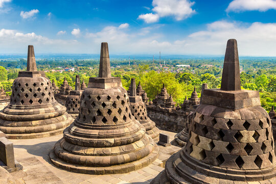 Borobudur temple Java
