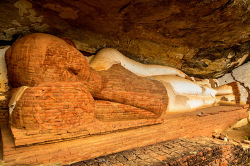 Buddha statue  on Pidurangala rock