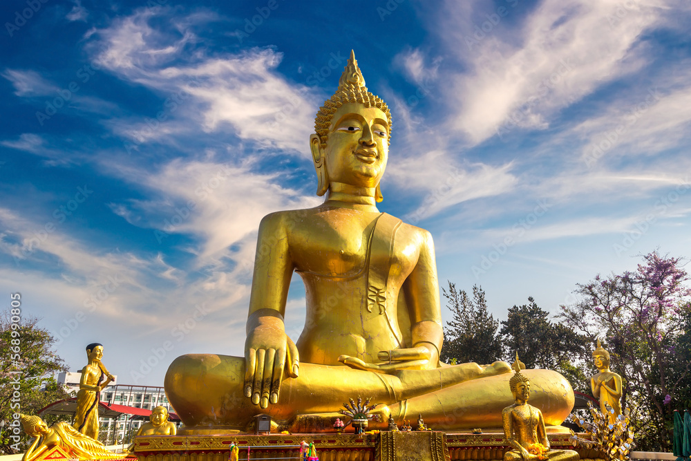 Canvas Prints Golden Big Buddha in Pattaya