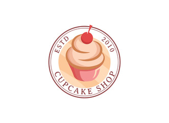 Sweet Cake Logo Cupcake Logo Icon