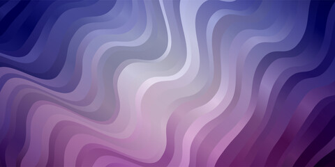 Fototapeta premium Light Pink, Blue vector pattern with lines.
