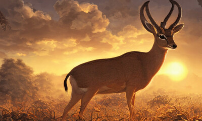 The Dik-Dik Antelope A Hyperrealistic Tale in the Jungle with generative AI