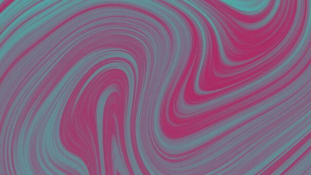 4k seamless animated acid colored background liquid gradient. Looped fluid toxic pink light teal wallpaper