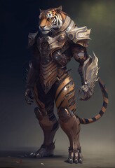 Tiger-Man in Armor