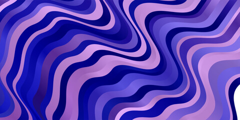 Light Pink, Blue vector texture with wry lines.