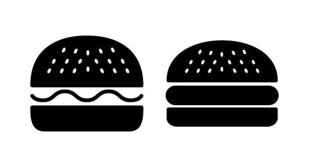 Burger icon vector illustration. burger sign and symbol. hamburger