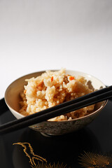 鶏肉の炊き込みご飯
