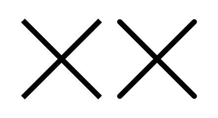 Close icon vector illustration. Delete sign and symbol. cross sign
