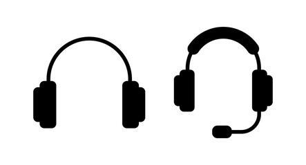 Headphone icon vector illustration. Headphone sign and symbol