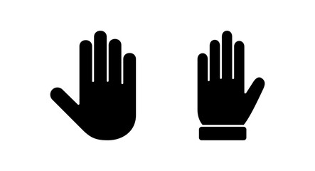Hand icon vector illustration. hand sign and symbol. hand gesture