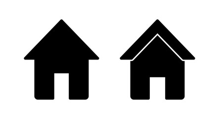 Home icon vector illustration. House sign and symbol