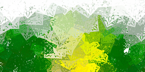 Light Green, Red vector texture with random triangles.