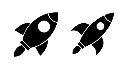 Rocket icon vector illustration. Startup sign and symbol. rocket launcher icon
