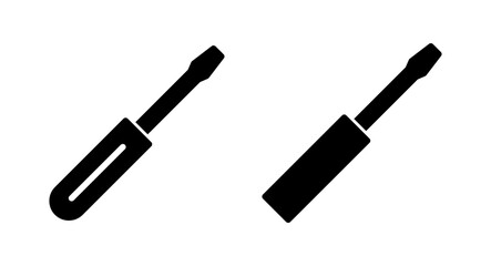Screwdriver icon vector illustration. tools sign and symbol
