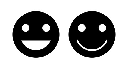 smile icon vector illustration. smile emoticon icon. feedback sign and symbol