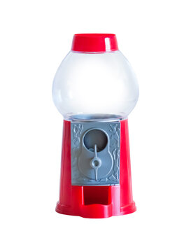 Empty gum ball dispenser