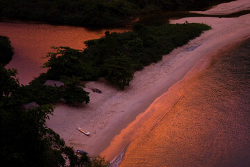 beach at sunset