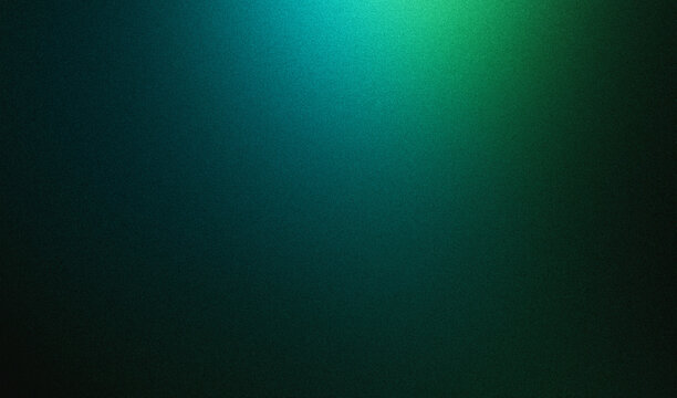 Dark color gradient background, green blue lights on grainy black backdrop, noise texture effect, webpage header design