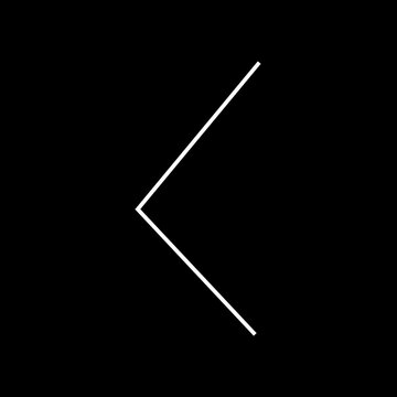 Black Back Icon