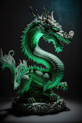 Fototapeta premium Illustration about dragons.