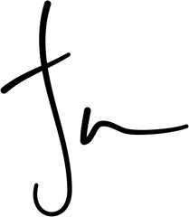 Signature Initial icon