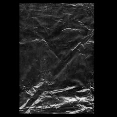 Wrinkled plastic wrap texture on a black background wallpaper.  Royalty high-quality free stock...