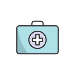Medical kit icon vector design templates