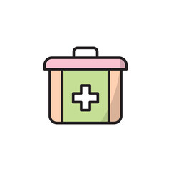 Medical kit icon vector design templates