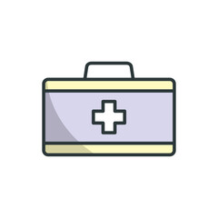 Medical kit icon vector design templates