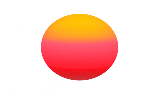 Big sun isolated on transparent background png file	