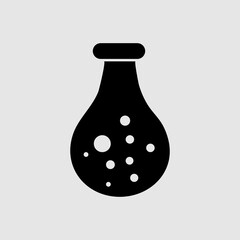 Health or magic mana potion bottle, flask flat vector icon. trendy style illustration on white background..eps