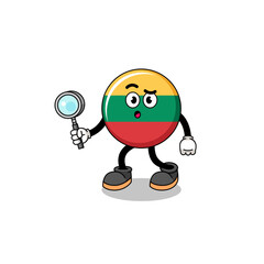Mascot of lithuania flag searching