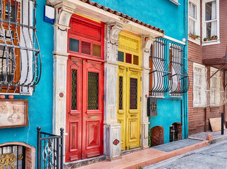 Colorful Homes In Istanbul