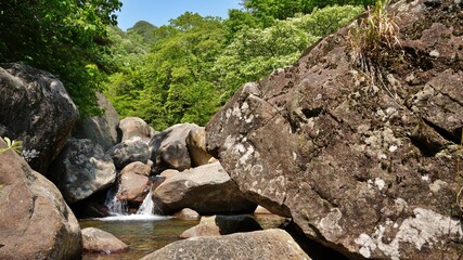Ssanggyesa Valley scenery in Korea