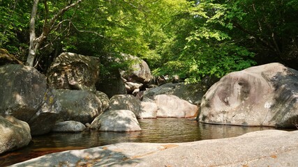 Ssanggyesa Valley scenery in Korea