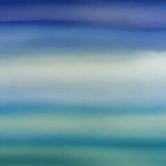 Naklejka na ściany i meble Hand painted watercolor pastel sky background texture (1) generative ai