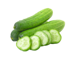Cucumber on transparent png