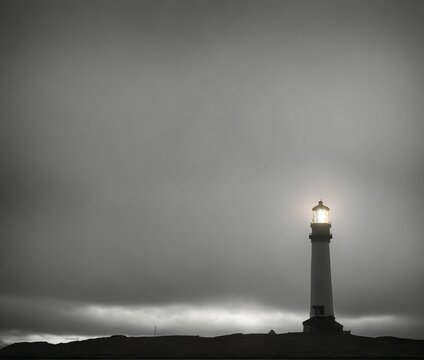 lighthouse at the sea