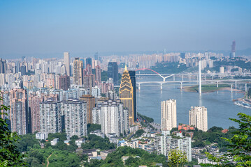 China Chongqing urban real estate building scenery