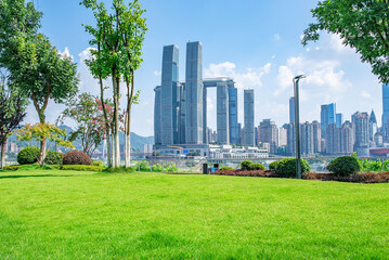 Fototapeta premium Scenery of Danzishi Park in Chongqing, China