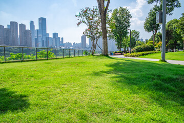 Scenery of Danzishi Park in Chongqing, China