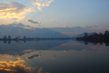 Sunrise by the lake