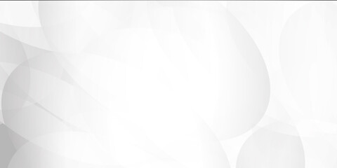 Abstract background with white abstract geometric background with soft light white paper circles in design . Texture with light and shadow. Digital technology wallpaper used in the corporate in design