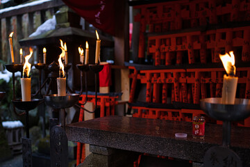 京都　伏見稲荷大社　境内風景