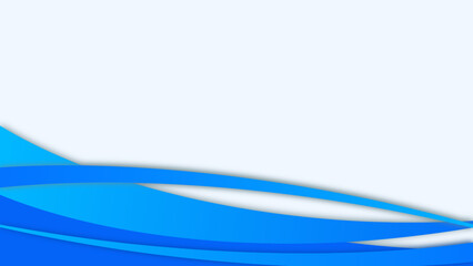 Abstract blue wave background. Blue wave, water wave, lines, blue sky background. Vector texture design poster banner blue wallpaper background.