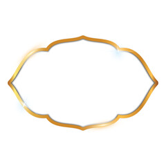 frame light gold ramadhan kareem