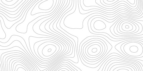 
Topographic map background geographic line map with elevation assignments. Modern design with White background with topographic wavy pattern design.paper texture Imitation of a geographical map shade